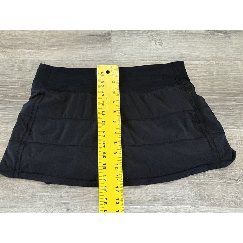 Lululemon Pace Rival Mid-Rise Skirt Black Size 4 Running Tennis Skort - Picture 7 of 7